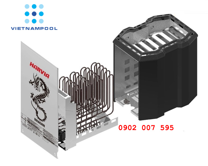 Máy xông hơi khô HARVIA DRAGON 16.5KW